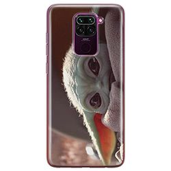ERT GROUP mobiltelefonfodral för Xiaomi REDMI NOTE 9 originalt och officiellt licensierat Star Wars mönster Baby Yoda 021 anpassad till formen på mobiltelefonen, fodral tillverkad av TPU-plast