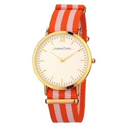 Andreas Oosten, unisex analoog kwarts horloge met nylon armband AO-42