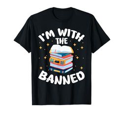 Sono con il design vietato per un lettore di libri Maglietta