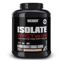 Weider Isolate Whey 100 CFM Mix Protéines avec Isolat de Protéines de Lactosérum sans Aspartame, Chocolat Fondant, 908 g