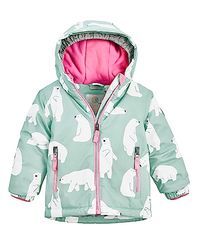 firstinstinct by killtec bambini Giacca da sci impermeabile/giacca funzionale con cappuccio e ghetta antineve FISW 30 MNS SKI JCKT, steel mint, 98, 39907-000