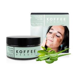 Koffee Beauty Coffee Scrub - Aloe and Green Tea Scrub For Unisex 4 oz Scrub