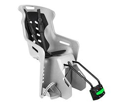 Nfun Animé Siège arrière avec Fixation de Cadre Unisex-Baby, Greige/Anthracite, Seulement
