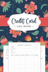 Credit Card Log Book: Efficient Payment Tracker and Money Management Journal