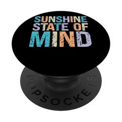 Sunshine State Of Mind Estilo de vida positivo PopSockets PopGrip Adhesivo