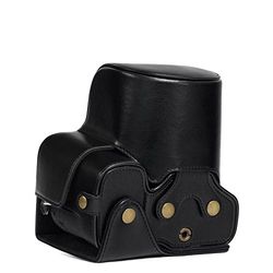 Megagear Sony Cyber-Shot Dsc-Rx10 Iv, Dsc-Rx10 Iii Ever Ready Custodia In Finta Pelle Per Fotocamera Con Tracolla Nero Mg760