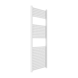 ERCOS Podgrzewacz do ręczników Termopatio Łazienka Rozmiar 550x1500 MM Grzejnik Nowoczesny Kolor Biały, Łączniki 1/2" Dostarczane Z Zestawem Montażowym