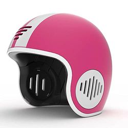 Chillafish Bobbi ABS gecertificeerde multisporthelm, hoofdomtrek 51-55 cm, met zomer- en winterpads, verstelbare kromriem, goede luchtstroom en ademend, roze