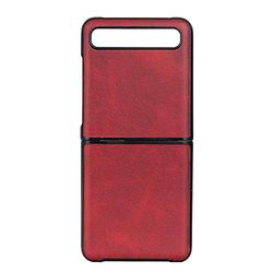 Hülle® Artificial Leather Case Compatible for Samsung Galaxy Z Flip (2)