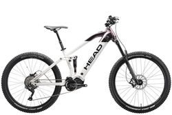 HEAD Durango 1.0 Joy, Mountain Bike elettrica a Sospensione Completa E-Fully Donna, Bianco/Viola, 43