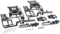 TAMIYA 300051217 - TT-01D/R/E Pièces B Bras de Suspension/Support de carrosserie, Noir