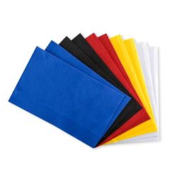 Vaessen Creative Planchas de fieltro de 1 mm de grosor, juego de 6 con 10 placas, 20 x 30 cm, fieltro para manualidades en diferentes mezclas de colores, 5 colores por juego para manualidades, diseño