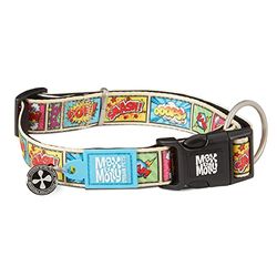 Max & Molly 4894512003729 Comic Smart Id halsband, verliesbeveiligingsprogramma voor huisdieren, L