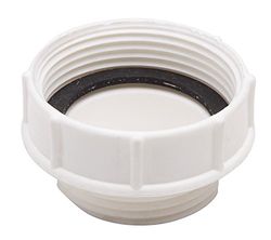 Sanitop-Wingenroth 22168 9 Adaptador de sifón-plástico, Blanco, 1 1/4 x 1 1/2 Zoll