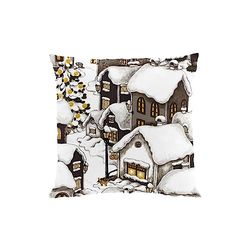 Arvidssons Textil Lyckeby - Federa per cuscino, 43 x 43 cm, colore marrone