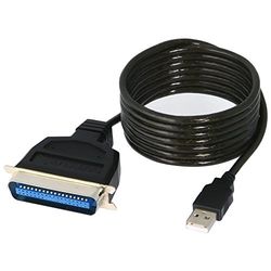 PremiumCord Cabo USB para impressora (conector USB a conector LPT CEN36M, IEEE 1284)