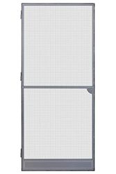 Schellenberg 70096 Moustiquaire pour porte de balcon avec cadre en aluminium et fibre de verre Anthracite 120 x 240 cm