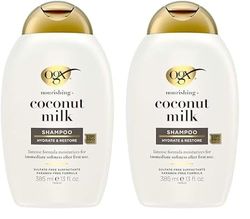 OGX Coconut Milk Hydrating Shampoo,385 ml (Pack of 2)