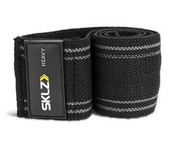 SKLZ Pro Knit Mini Band Fitness, Fascia di Resistenza unisex, nero, grigio, forte