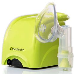 NORDITALIA, Drop, Nebuliseur Portable, Inhalateur, Accessoires Complet Inclus, Inhalateur Aérosol Compact, Nebuliseur, Nébuliseur Silencieux