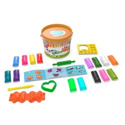 Monsters Company - Set di modellazione Lovin con argilla leggera ad aria, argilla secca all'aria per scolpire, kit di argilla colorata da modellare, ideale per bambini, argilla magica