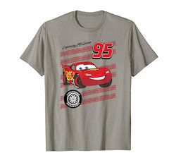 Pixar Cars Lightning McQueen Lightyear Tire Treads Camiseta