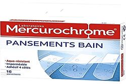 Mercurochrome Medicazioni bagno aqua-resistente - La scatola di 16