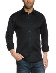 SELECTED HOMME heren vrijetijdshemd Slim Fit 16016583 One Pelle Caracas zwart