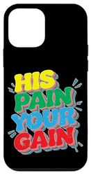 His Pain Your Gain Gesù sacrifica l'ispirazione Custodia per iPhone 12 mini