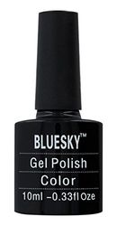 Vernis à ongles gel Bluesky, Pure Love DC005, paillettes rouges, longue durée, résistante aux puces, 10 ml (nécessite de guérir sous lampe LED UV)
