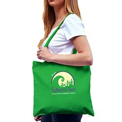 NERDO Unisex-Adult VEND-21359 tygpåse, grön, 38 cm x 42 cm