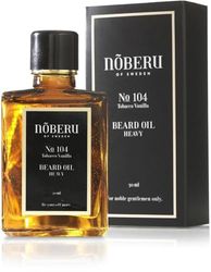 Noberu Of Sweden Olio per Barba Lunga Tabacco & Vaniglia 30 ml, Tinta Unita, Estándar