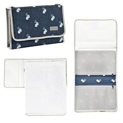 Béaba Genève Moonlit Ocean/Jungle Changing Mat for Travel 100% Cotton, Jungle Design