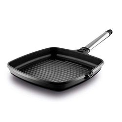 Castey Grill Induction con Mango DESMONTABLE INOXIDABLE 22 x 22 CM