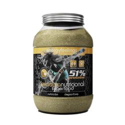Energy Feelings Levadura Nutricional - 400 gr, 51% Proteína + Zinc, Ecológica, Apto para Veganos y Vegetarianos, Ligero Sabor Salado, Rica en Vitamina B12, Apta para Masa Muscular