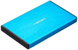 Natec External Enclosure Rhino Go for 2,5'' SATA, USB 3.0, Blue