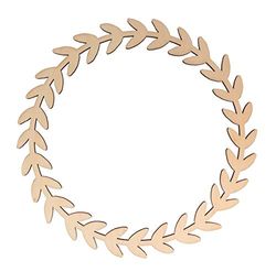 Couronne Feuille 34X0.5 cm