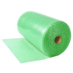 Triplast BIODEGRADABLE Green Bubble Wrap Roll (400 mm x 50 m) | Kleine luchtbel demping Bubble Wrap voor verhuishuis, breekbare artikelverpakking en beschermende verpakking voor verzending en opslag