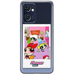 ERT GROUP mobiltelefonfodral för Oppo RENO 7 5G originalt och officiellt licensierat The Powerpuff Girls mönster The Powerpuff Girls 021, gedeeltelijk transparant