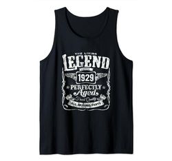 95th Birthday Living Legend Since 1929 Classic Vintage Camiseta sin Mangas