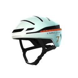 LIVALL EVO21 Smart Cycle Helm met Smart Lighting, 360 graden zichtbaarheid, valdetectie en SOS Alert, Mint, L (58-62cm)