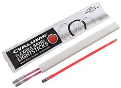 Cyalume Sachet de 3 Bracelets Lumineux FlexBand Rouge 6 heures 19 cm