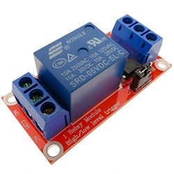 BeMatik - Schakeling met 1 relais met optokoppeling, compatibel Arduino 5/12V DW-0011 (AJ060)