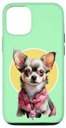 iPhone 13 Pro Cute Chihuahua Puppy Dog Cartoon Dog to Fall in Love Case