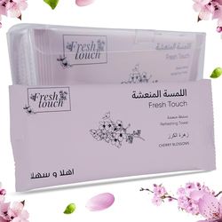 G4GADGET Luxury Disposable Refreshing Towel Wipes 6 Pack - Cherry Blossom Scent | 25cm x 25cm Towels for Hands & Face | Hot & Cold Use | Ideal for Travel, Restaurants, Hotels, & Takeaways