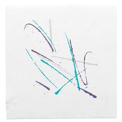 Garcia de Pou Volare Design Double Point Napkins 18 Gsm in Box, 40 x 40 cm, Paper, White, 30 x 30 x 30 cm