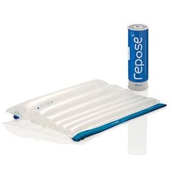 Repose - Pressure Relieving Wedge and Pump - Inflatable Pressure Wedge for Leg Elevation - Clinically Proven to Prevent Bed Sores and Pressure Ulcers