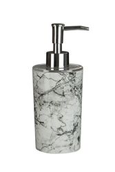Premier Housewares Rome Porte-Savon, Effet marbre, Plastique, Gris, 7 x 8 x 18 cm