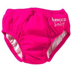 Beco baby aqua vindel slipform med gummiundersida, simhjälp, rosa, XS (3-4 kg)