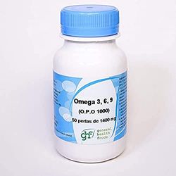 Omega 3, 6 y 9 1400 mg 50 perlas GHF